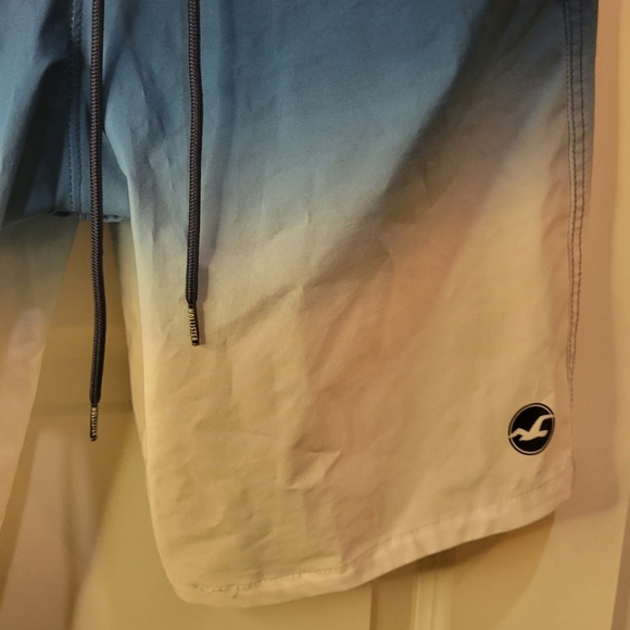 Hollister‎ mens blue swim trunks size 30 - Picture 4 of 8
